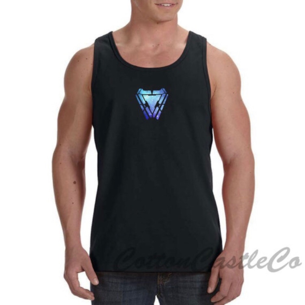 Tony Stark Avengers Endgame Arc Reactor Tank Top